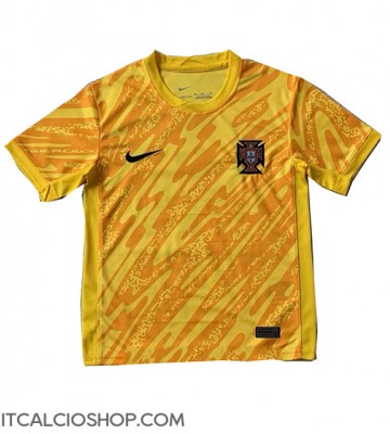 Portogallo Portiere Prima Maglia Europei 2024 Manica Corta